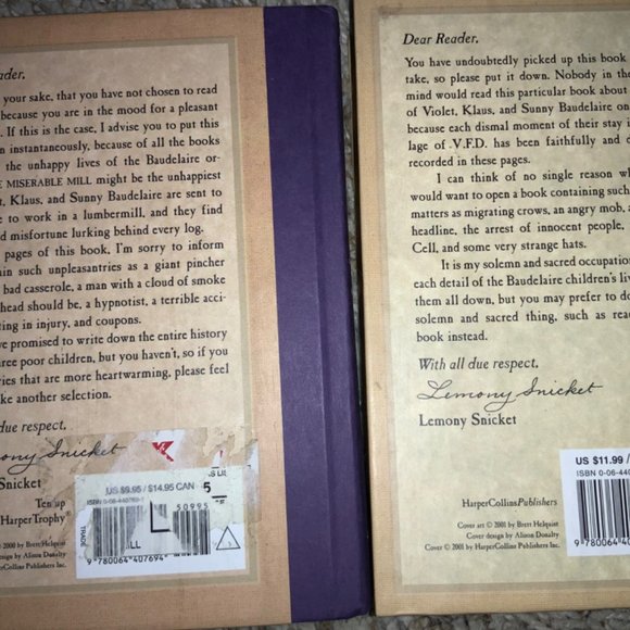 A Series of Unfortunate Events- Book 4 & 7 - Picture 6 of 8